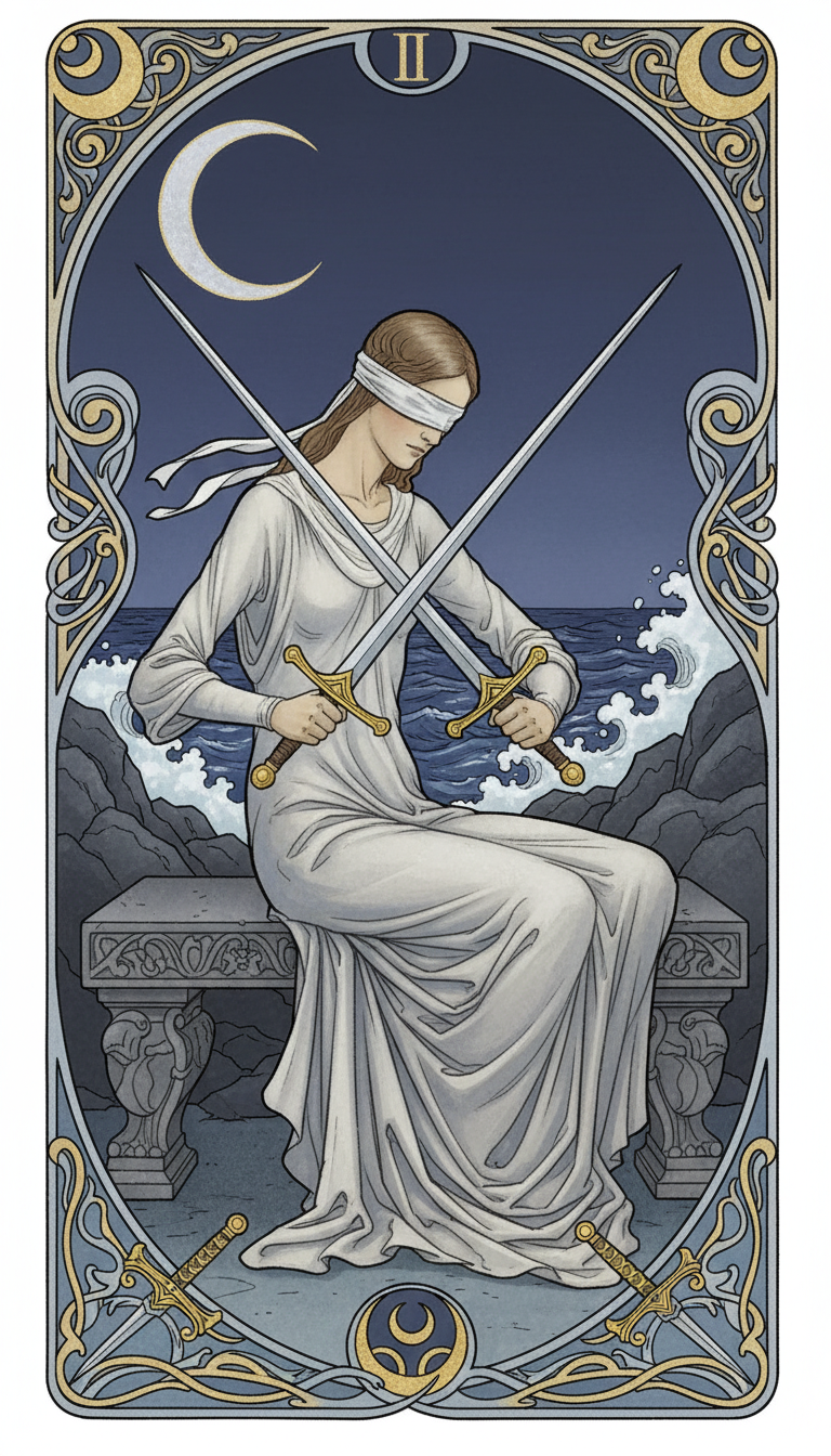 Two of Swords tarot card